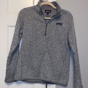 Grey Patagonia 3/4 zip, size large